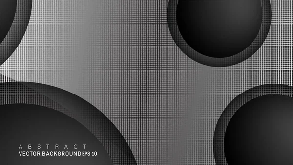 Metin ve arka plan tasarımları için siyah uzay çemberinde nötr kombinasyon renk degradesi ile çakışan vektör arka planlar
