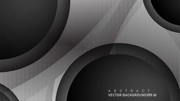 Metin ve arka plan tasarımları için siyah uzay çemberinde nötr kombinasyon renk degradesi ile çakışan vektör arka planlar