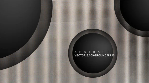 Metin ve arka plan tasarımları için siyah uzay çemberinde nötr kombinasyon renk degradesi ile çakışan vektör arka planlar