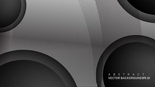 Metin ve arka plan tasarımları için siyah uzay çemberinde nötr kombinasyon renk degradesi ile çakışan vektör arka planlar