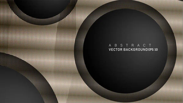Metin ve arka plan tasarımları için siyah uzay çemberinde nötr kombinasyon renk degradesi ile çakışan vektör arka planlar