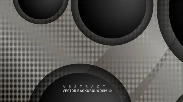Metin ve arka plan tasarımları için siyah uzay çemberinde nötr kombinasyon renk degradesi ile çakışan vektör arka planlar