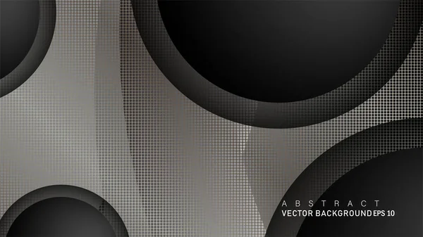 Metin ve arka plan tasarımları için siyah uzay çemberinde nötr kombinasyon renk degradesi ile çakışan vektör arka planlar