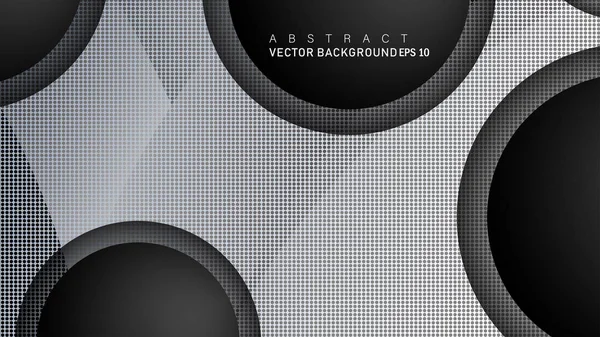 Metin ve arka plan tasarımları için siyah uzay çemberinde nötr kombinasyon renk degradesi ile çakışan vektör arka planlar