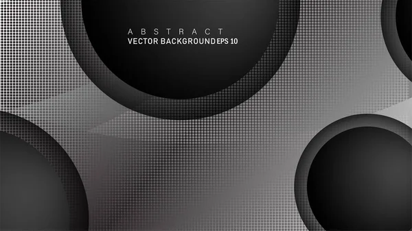 Metin ve arka plan tasarımları için siyah uzay çemberinde nötr kombinasyon renk degradesi ile çakışan vektör arka planlar