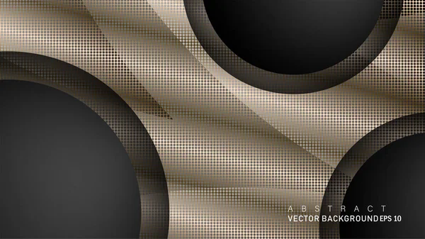 Metin ve arka plan tasarımları için siyah uzay çemberinde nötr kombinasyon renk degradesi ile çakışan vektör arka planlar