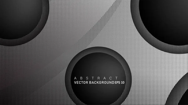 Metin ve arka plan tasarımları için siyah uzay çemberinde nötr kombinasyon renk degradesi ile çakışan vektör arka planlar