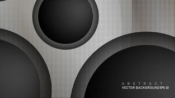 Metin ve arka plan tasarımları için siyah uzay çemberinde nötr kombinasyon renk degradesi ile çakışan vektör arka planlar