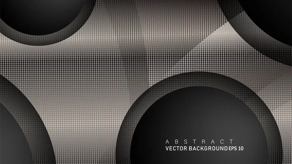Metin ve arka plan tasarımları için siyah uzay çemberinde nötr kombinasyon renk degradesi ile çakışan vektör arka planlar