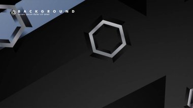 gradyan altıgen şekilli soyut vektör arka planı. arka plan her şey için uygundur. eps 10