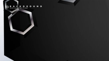 gradyan altıgen şekilli soyut vektör arka planı. arka plan her şey için uygundur. eps 10