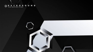 gradyan altıgen şekilli soyut vektör arka planı. arka plan her şey için uygundur. eps 10