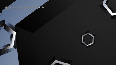 gradyan altıgen şekilli soyut vektör arka planı. arka plan her şey için uygundur. eps 10