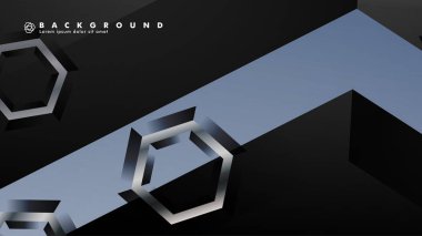 gradyan altıgen şekilli soyut vektör arka planı. arka plan her şey için uygundur. eps 10