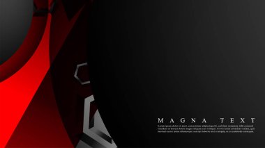 Altıgen çakışan desenli soyut vektör arka planı. Herhangi bir arka plan için vektör çizimi. renk kırmızı. arka plan tasarımınız için uygun