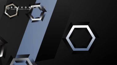 gradyan altıgen şekilli soyut vektör arka planı. arka plan her şey için uygundur. eps 10