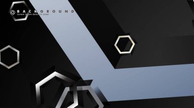 gradyan altıgen şekilli soyut vektör arka planı. arka plan her şey için uygundur. eps 10