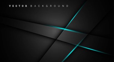 Mavi ışık çizgi gölge koyu gri lüks arka plan