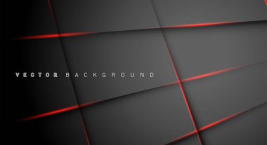 Kırmızı ışık çizgi gölge koyu gri lüks arka plan