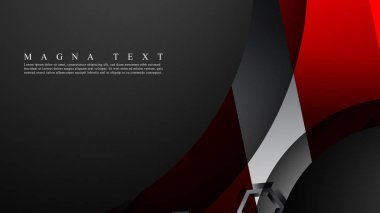 Altıgen çakışan desenli soyut vektör arka planı. Herhangi bir arka plan için vektör çizimi. renk kırmızı. arka plan tasarımınız için uygun