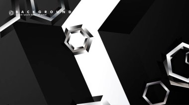 gradyan altıgen şekilli soyut vektör arka planı. arka plan her şey için uygundur. eps 10