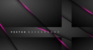 Pembe ışık çizgi gölge koyu gri lüks arka plan