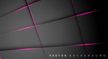 Pembe ışık çizgi gölge koyu gri lüks arka plan