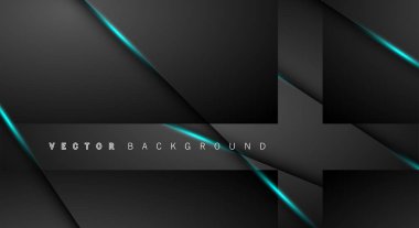 Mavi ışık çizgi gölge koyu gri lüks arka plan