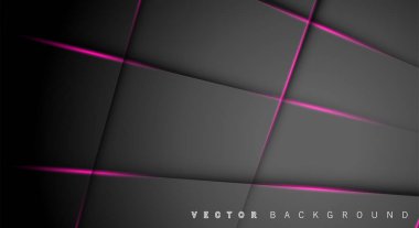 Pembe ışık çizgi gölge koyu gri lüks arka plan