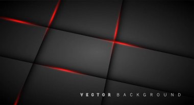 Kırmızı ışık çizgi gölge koyu gri lüks arka plan