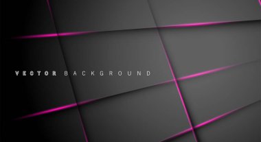 Pembe ışık çizgi gölge koyu gri lüks arka plan