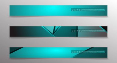 Reklam ve benzeri için uygun açık mavi arka planlar ile Vektör afiş. teknoloji tasarımı. eps 10