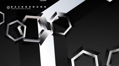 gradyan altıgen şekilli soyut vektör arka planı. arka plan her şey için uygundur. eps 10