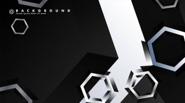 gradyan altıgen şekilli soyut vektör arka planı. arka plan her şey için uygundur. eps 10