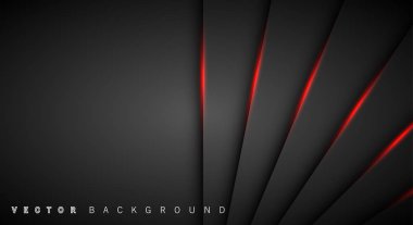 Kırmızı ışık çizgi gölge koyu gri lüks arka plan