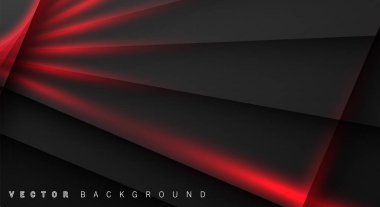 Kırmızı ışık çizgi gölge koyu gri lüks arka plan