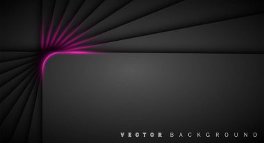 Pembe ışık çizgi gölge koyu gri lüks arka plan