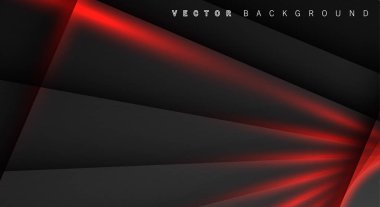 Kırmızı ışık çizgi gölge koyu gri lüks arka plan