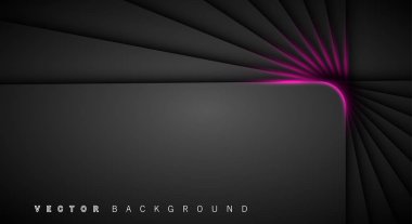 Pembe ışık çizgi gölge koyu gri lüks arka plan