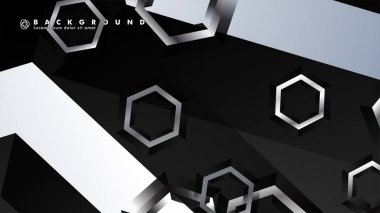 gradyan altıgen şekilli soyut vektör arka planı. arka plan her şey için uygundur. eps 10