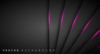 Pembe ışık çizgi gölge koyu gri lüks arka plan