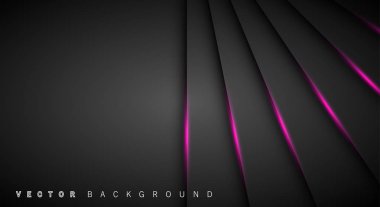 Pembe ışık çizgi gölge koyu gri lüks arka plan