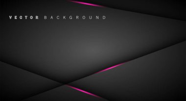 Pembe ışık çizgi gölge koyu gri lüks arka plan