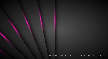 Pembe ışık çizgi gölge koyu gri lüks arka plan