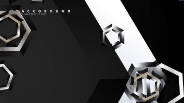 gradyan altıgen şekilli soyut vektör arka planı. arka plan her şey için uygundur. eps 10