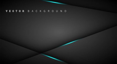 Mavi ışık çizgi gölge koyu gri lüks arka plan