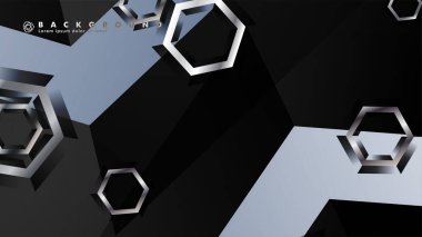 gradyan altıgen şekilli soyut vektör arka planı. arka plan her şey için uygundur. eps 10