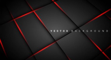 Kırmızı ışık çizgi gölge koyu gri lüks arka plan