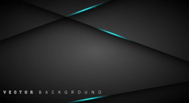 Mavi ışık çizgi gölge koyu gri lüks arka plan