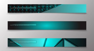 Reklam ve benzeri için uygun açık mavi arka planlar ile Vektör afiş. teknoloji tasarımı. eps 10